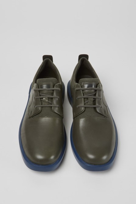 Bill Grey Leather Lace Up Shoes Exclusive Camper