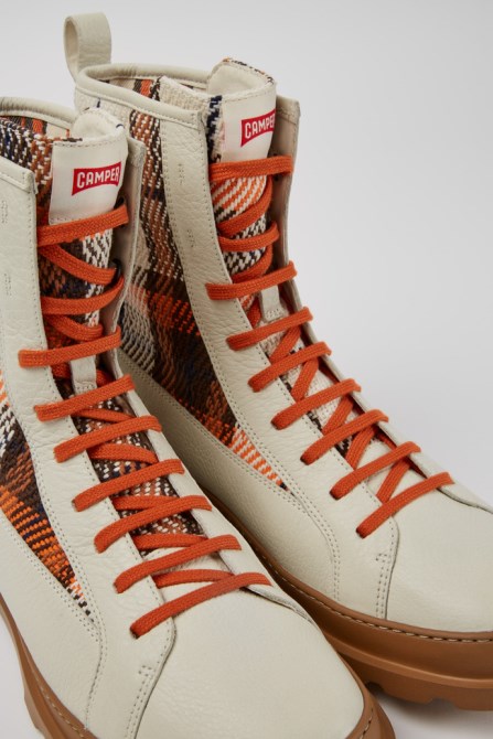 Design Brutus Multicolor Lace-Up Boots For Men Camper