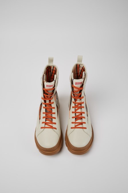 Design Brutus Multicolor Lace-Up Boots For Men Camper