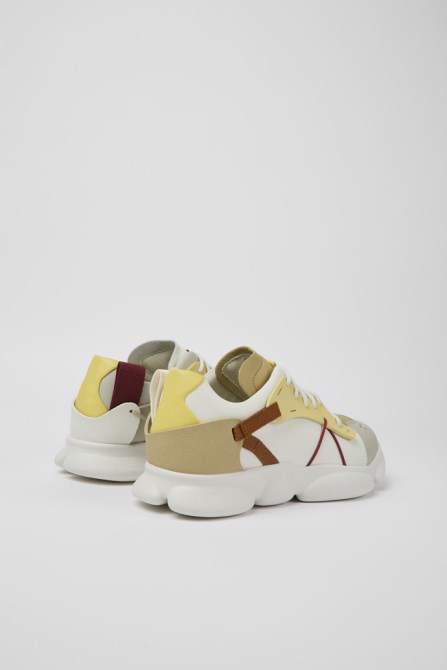 Camper Twins Multicolored Leather And Textile Sneakers For Men New Arrivals