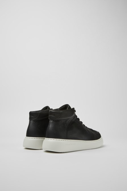 Camper Runner K21 Black Leather Sneakers For Men New Arrivals