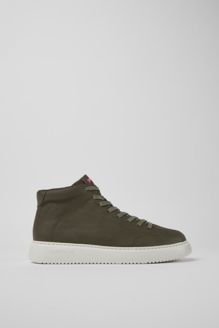 Runner K21 Green Leather Sneakers For Men Camper New Arrivals