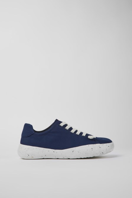 Camper Peu Stadium Blue Textile Sneakers For Men New Arrivals