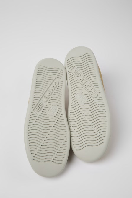 Camper Runner Beige Nubuck Sneakers For Men New Arrivals