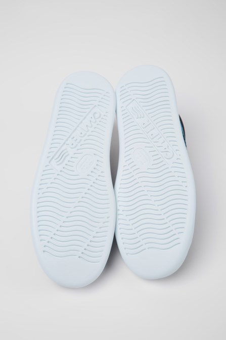 Runner Blue Leather Sneakers For Men Camper New Arrivals