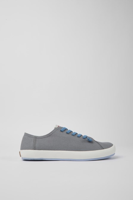 Exclusive Camper Peu Rambla Gray Textile Sneakers For Men