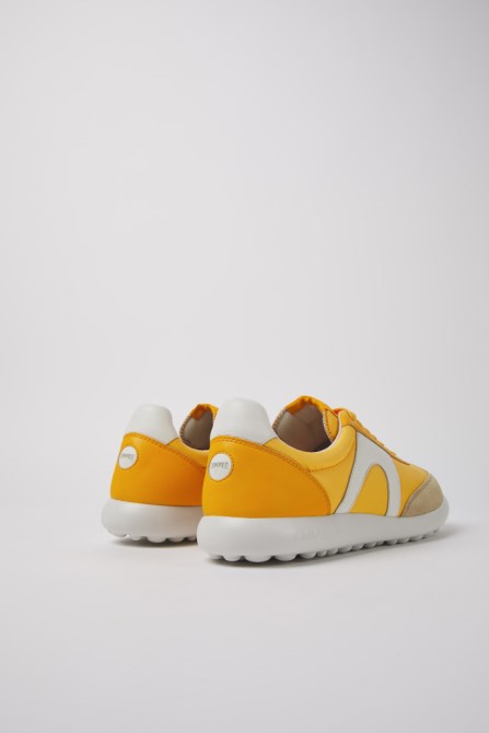 Pelotas Xlite Orange Textile And Leather Sneakers For Men Exclusive Camper
