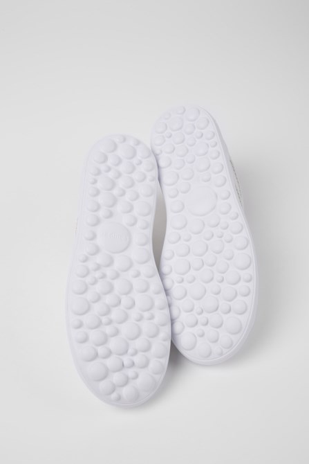 Design Pelotas Xlite White Leather Sneakers For Men Camper