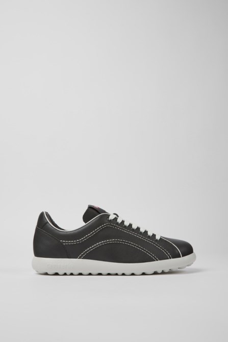 Design Pelotas Xlite Dark Gray Leather Sneakers For Men Camper
