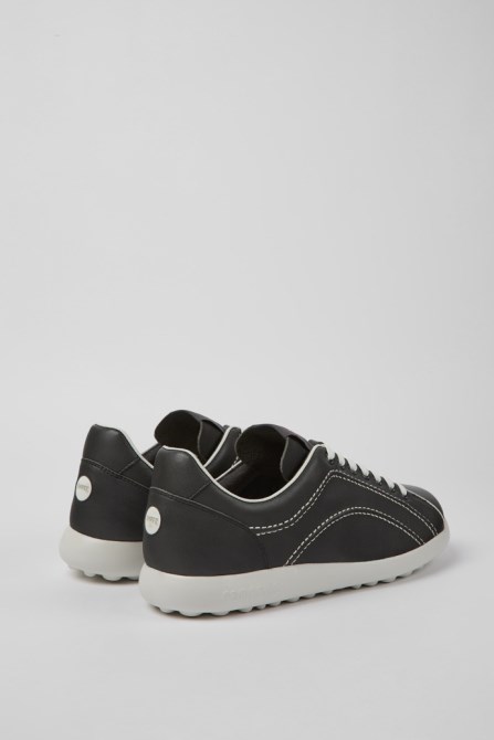 Design Pelotas Xlite Dark Gray Leather Sneakers For Men Camper