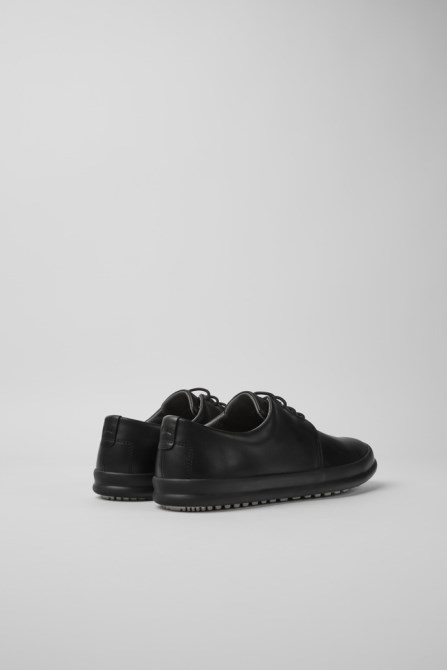 Camper Chasis Black Leather Shoes For Men New Arrivals