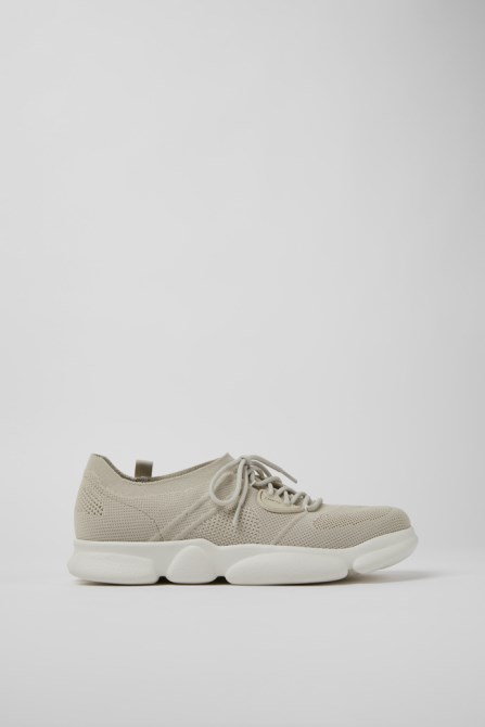 Karst Gray Textile Sneakers For Men Exclusive Camper