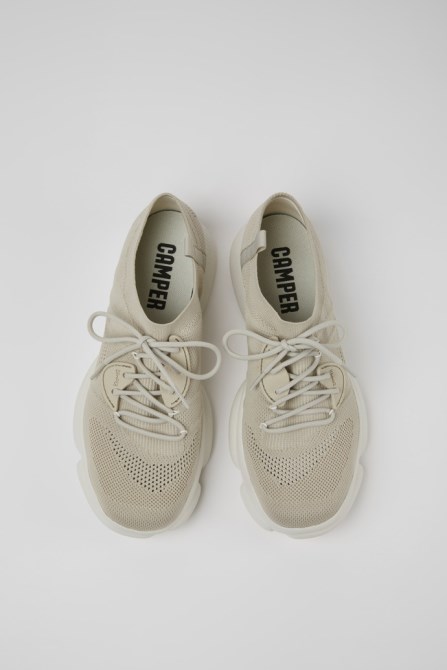 Karst Gray Textile Sneakers For Men Exclusive Camper