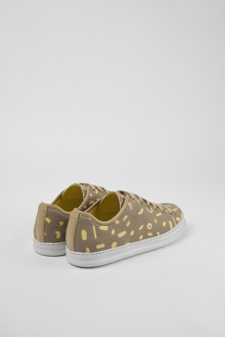 Camper Runner Multicolored Nubuck And Leather Sneakers For Men New Arrivals