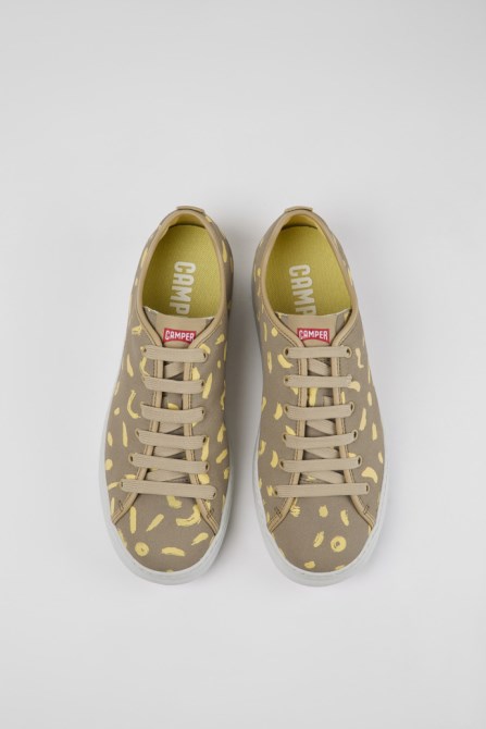 Camper Runner Multicolored Nubuck And Leather Sneakers For Men New Arrivals