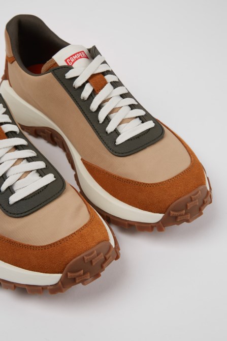 Exclusive Camper Drift Trail Vibram Multicolored Textile And Nubuck Sneakers For Men