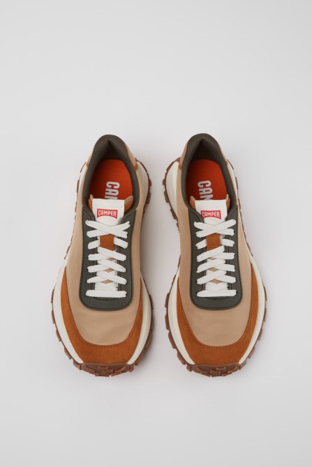 Exclusive Camper Drift Trail Vibram Multicolored Textile And Nubuck Sneakers For Men