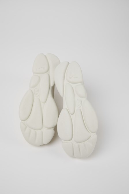 Design Karst White Non-Dyed Leather Sneakers For Men Camper