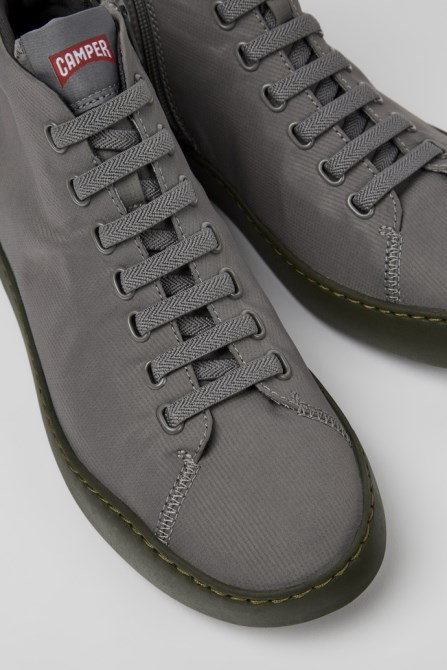 Camper Peu Touring Gray Recycled Pet Sneakers For Men New Arrivals