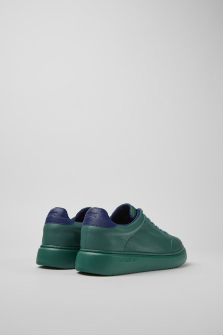 Exclusive Camper Runner K21 Green Leather Sneakers For Men