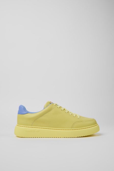 Runner K21 Yellow Leather Sneakers For Men Camper New Arrivals