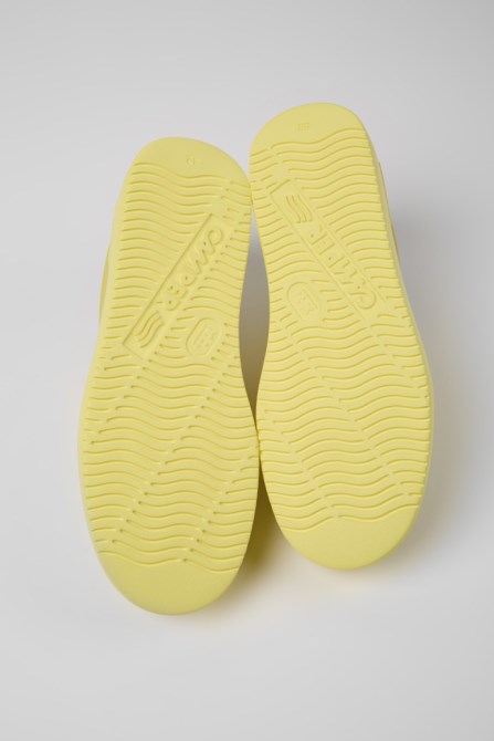Runner K21 Yellow Leather Sneakers For Men Camper New Arrivals