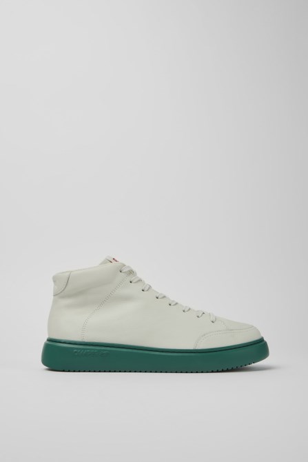 Exclusive Camper Runner K21 White Non-Dyed Leather Sneakers For Men