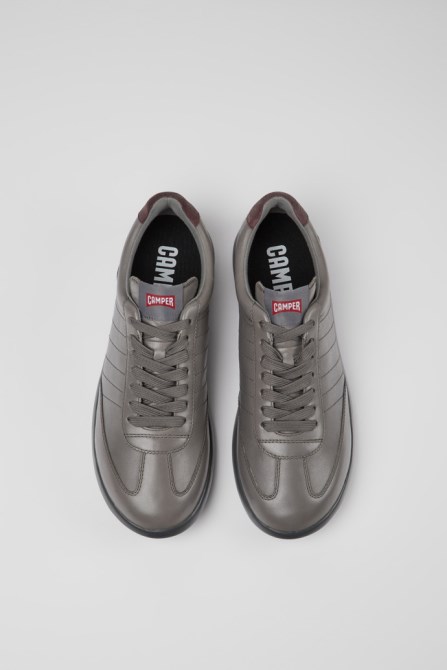 Pelotas Xlite Gray And Burgundy Sneakers For Men Camper New Arrivals