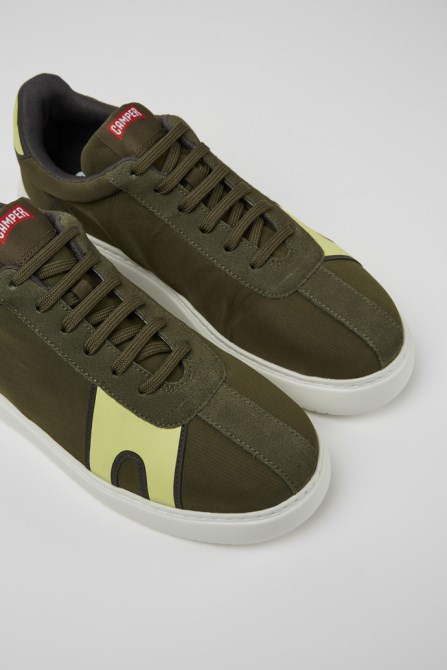 Runner K21 Green And Yellow Sneakers For Men Exclusive Camper