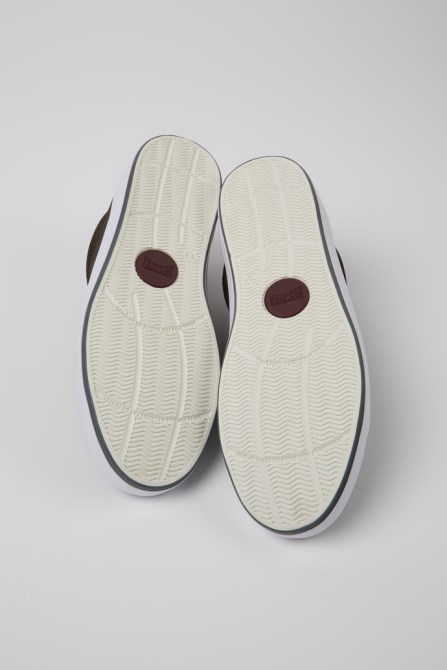 Design Andratx Gray Nubuck Sneakers For Men Camper