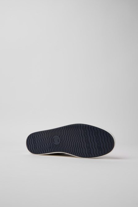 Exclusive Camper Imar Blue Leather And Recycled Cotton Sneakers For Men