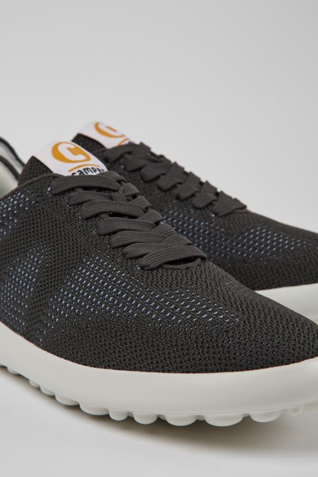 Camper Pelotas Xlite Black And Grey Recycled Pet Sneakers For Men New Arrivals