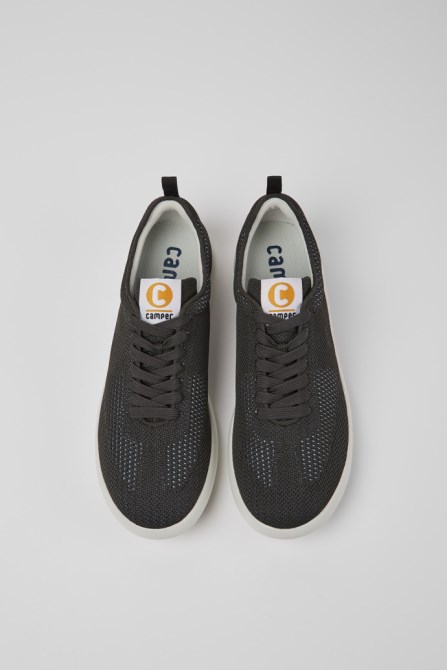 Camper Pelotas Xlite Black And Grey Recycled Pet Sneakers For Men New Arrivals