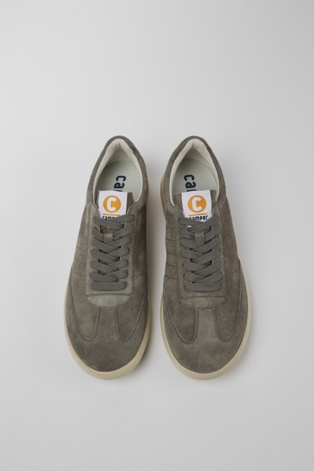 Pelotas Xlite Grey Nubuck Sneakers For Men Camper New Arrivals