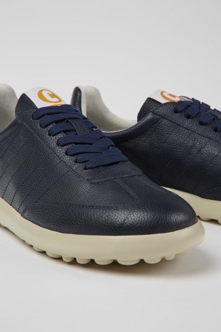 Design Pelotas Xlite Blue Leather Sneakers For Men Camper