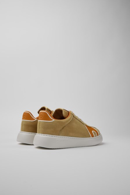 Camper Runner K21 Brown Orange And Beige Sneakers For Men New Arrivals