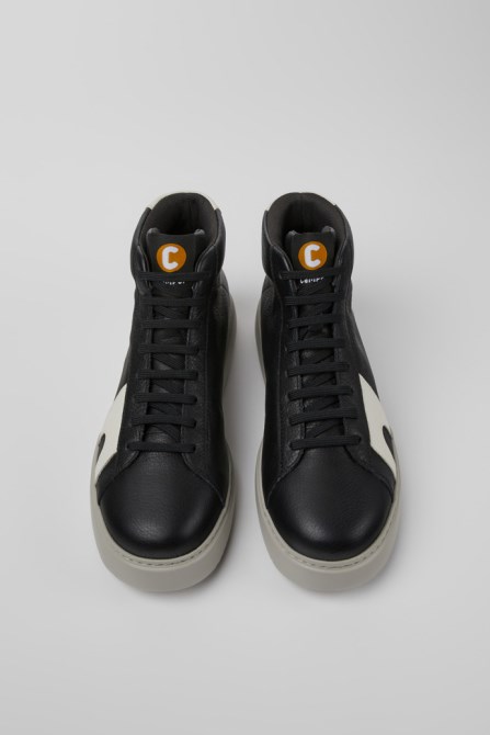 Exclusive Camper Runner K21 Black And White Leather Sneakers
