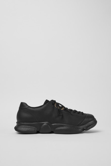 Camper Design Karst Black Leather Shoes For Men