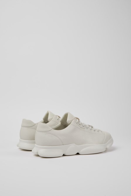 Camper Design Karst White Leather Shoes For Men