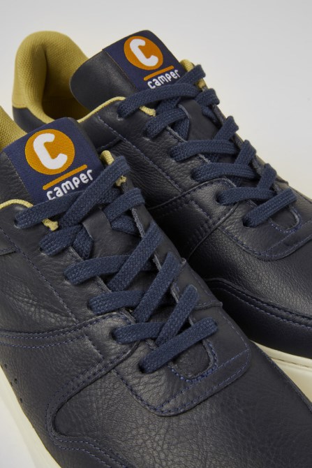 Exclusive Camper Runner K21 Blue Leather Sneakers For Men