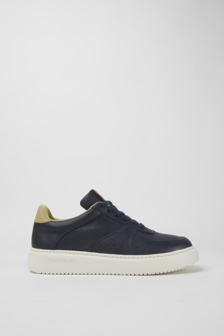 Exclusive Camper Runner K21 Blue Leather Sneakers For Men