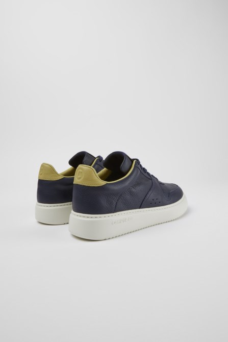 Exclusive Camper Runner K21 Blue Leather Sneakers For Men