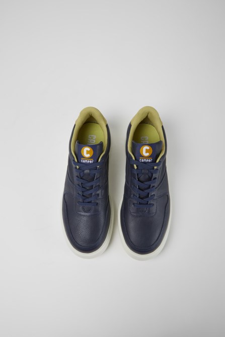Exclusive Camper Runner K21 Blue Leather Sneakers For Men