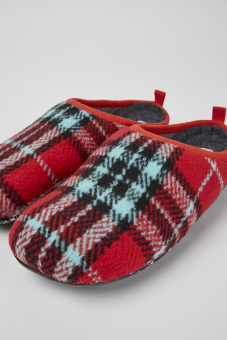 Wabi Printed Recycled Cotton Men's Slippers Camper New Arrivals