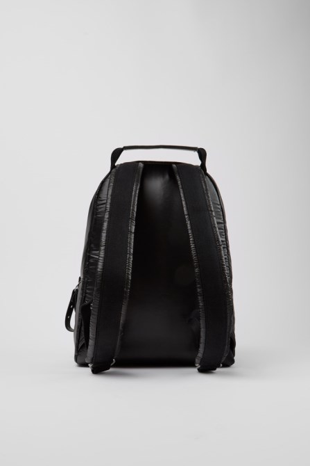 Design Ado Black Recycled Nylon Backpack Camper