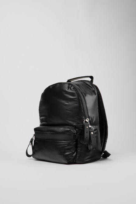 Design Ado Black Recycled Nylon Backpack Camper