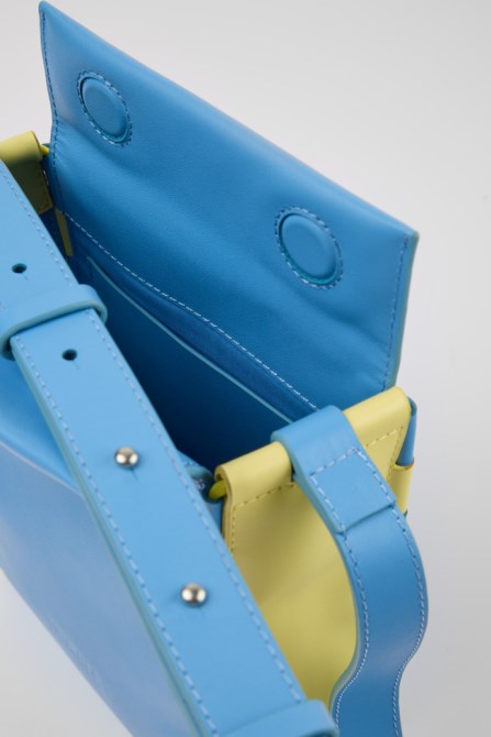 Exclusive Camper Tie Bags Blue And Yellow Crossbody Bag
