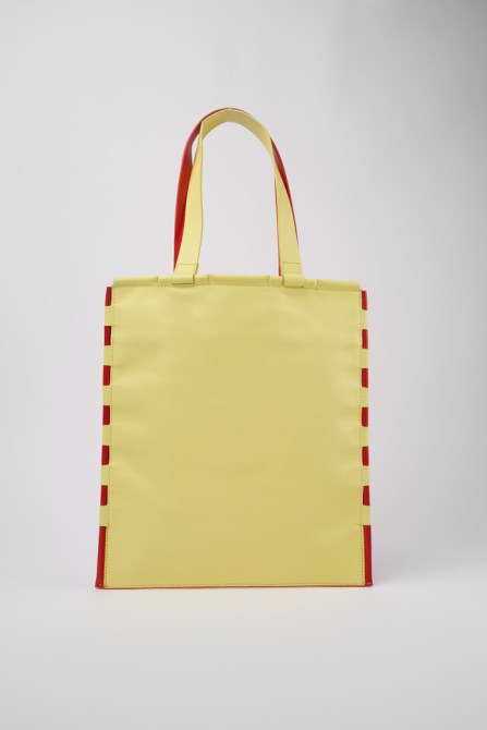 Camper Tie Bags Red And Yellow Flat Tote Bag New Arrivals