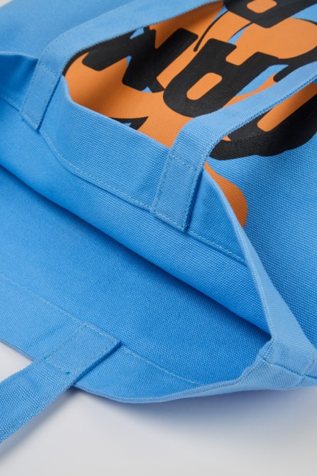 Design Conmigo Blue Orange And Black Tote Bag Camper