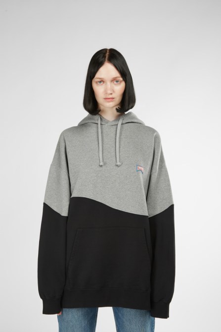Hoodie Grey And Black Unisex Hoodie Camper New Arrivals